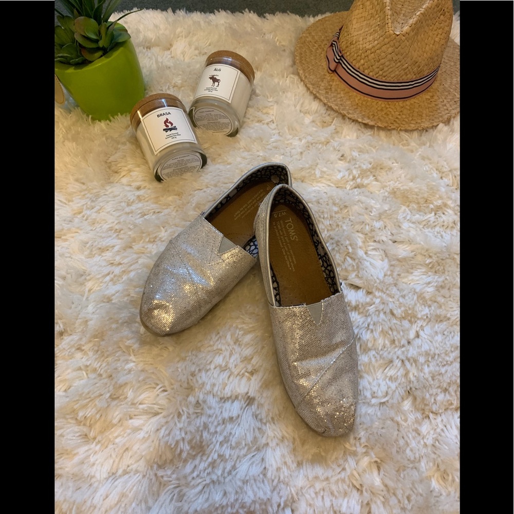 Toms classic glitter flat  ✨